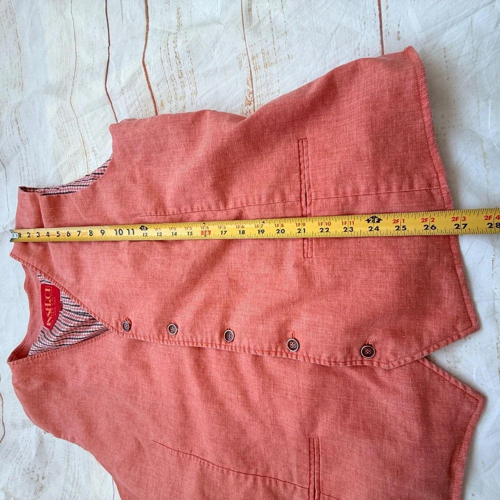 INSERCH Men’s Casual Dress Vest | Size 3XL | Orange | Limited Edition | Style It